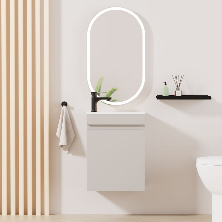 MINO Gäste-WC Waschtisch Set 40cm Kaschmir