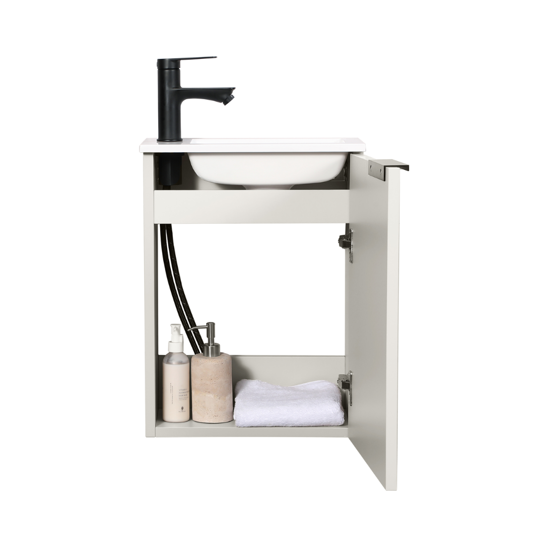 Kometmöbel Guest Bathroom Vanity Set 40cm Oak