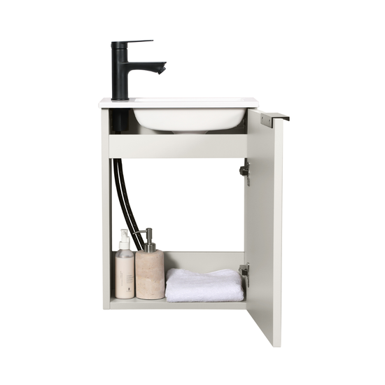 Kometmöbel Guest Bathroom Vanity Set 40cm Oak