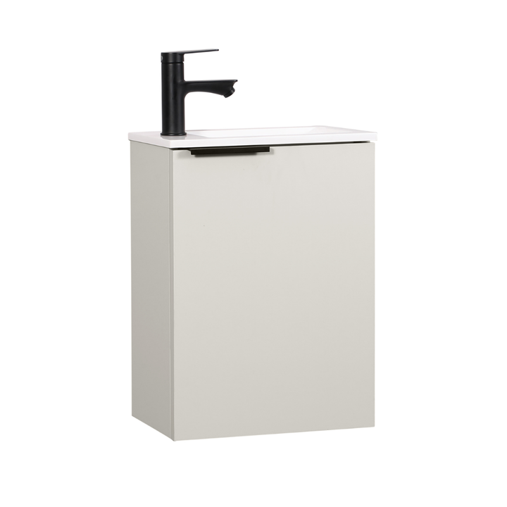 MOLI Gäste-WC Waschtisch Set 40cm Kaschmir mit Griff
