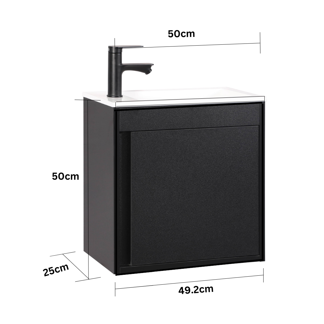 Kometmöbel Guest Bathroom Vanity Set 40cm Oak