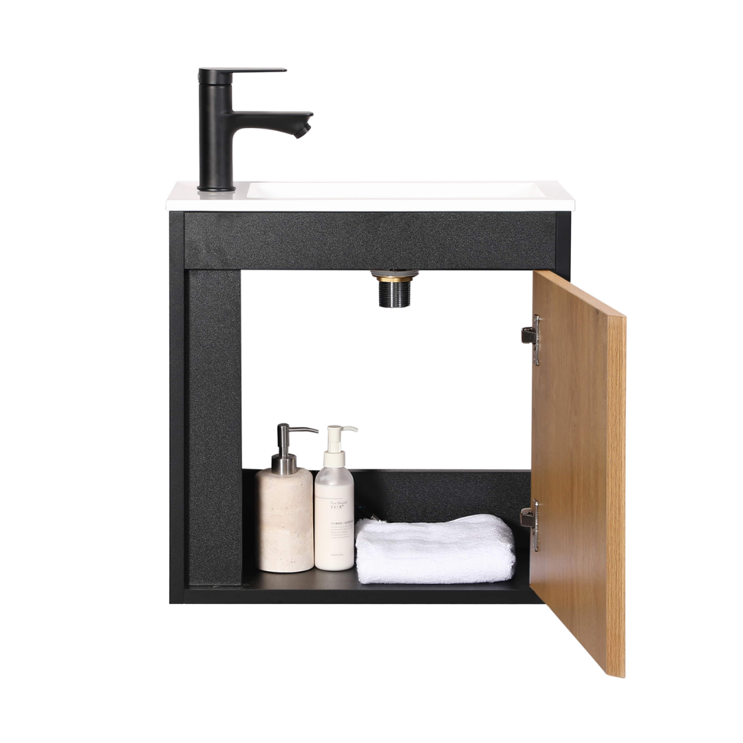 Kometmöbel Guest Bathroom Vanity Set 40cm Oak