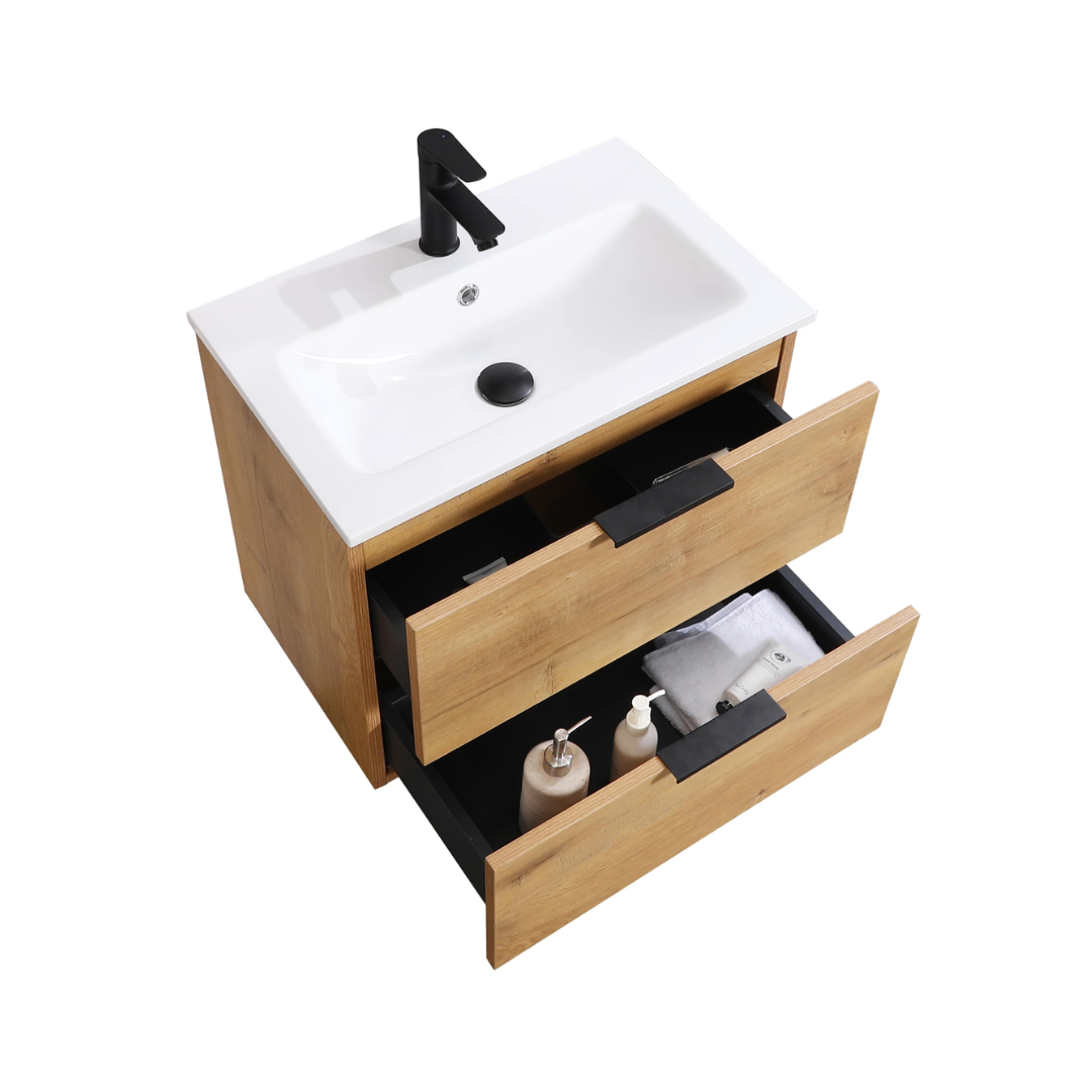 Kometmöbel Vanity 60 cm 2 Soft-Closing Oak