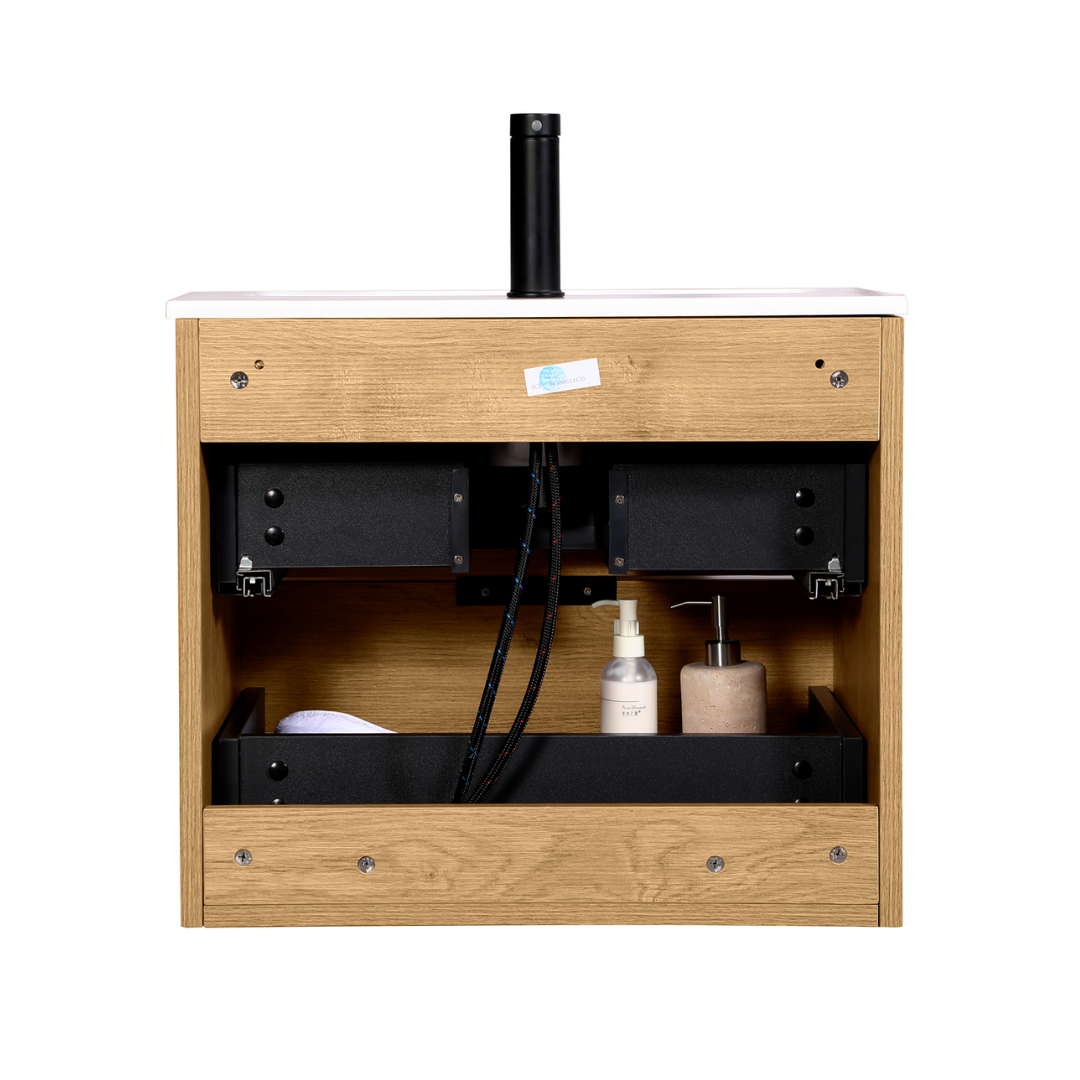Kometmöbel Vanity 60 cm 2 Soft-Closing Oak