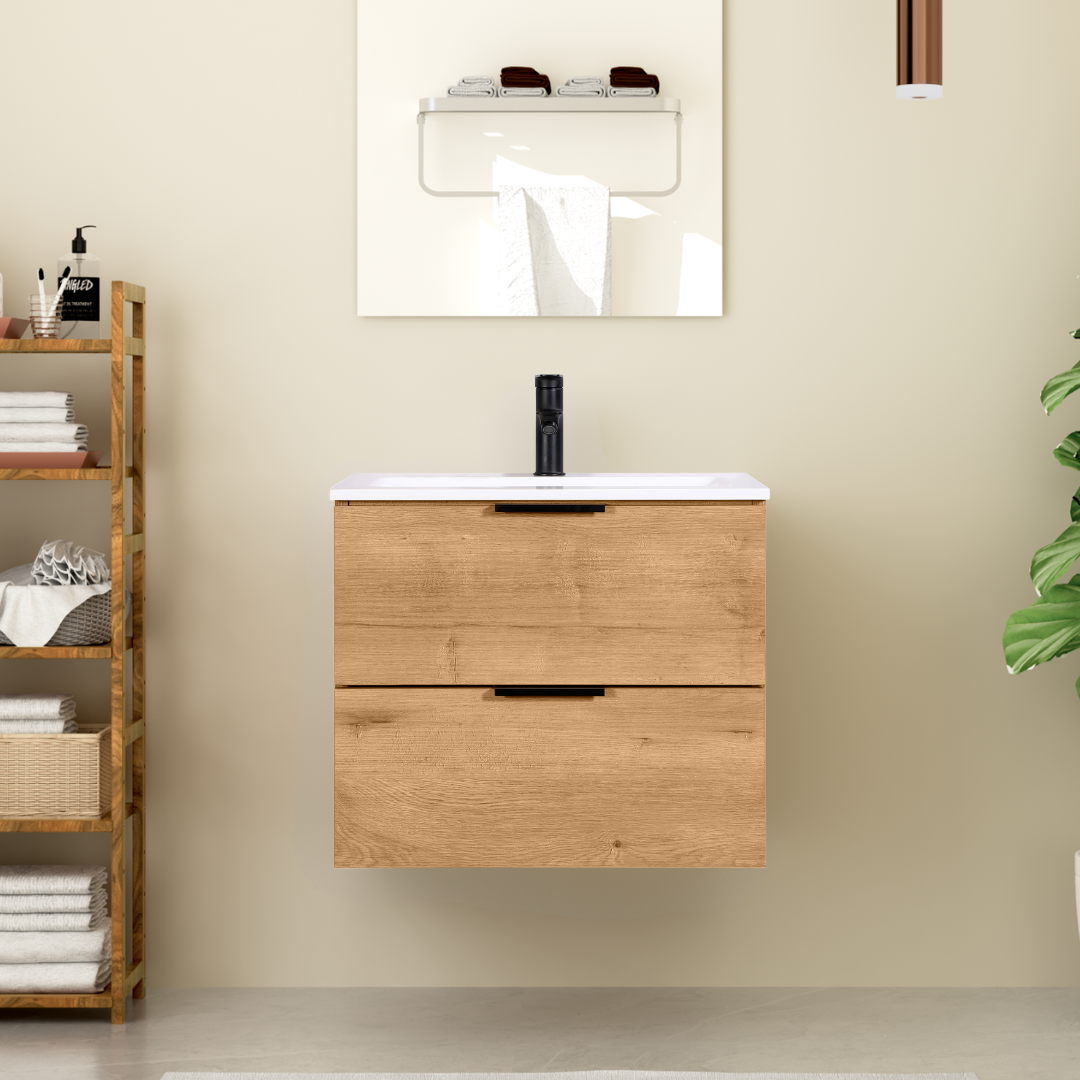 Kometmöbel Vanity 60 cm 2 Soft-Closing Oak